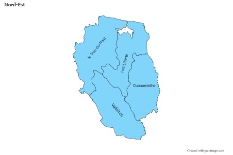 Sample Maps for Nord-Est (blue)