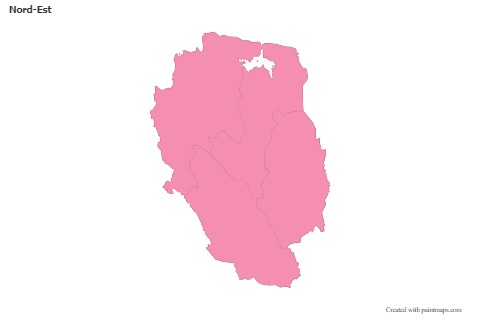 Sample Maps for Nord-Est (pink,outline)
