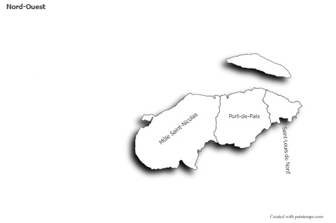 Sample Maps for Nord-Ouest (black-white,shadowy)