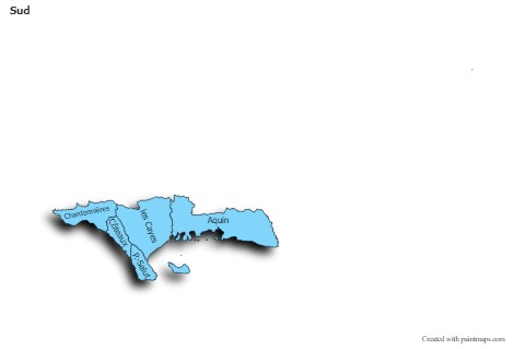 Sample Maps for Sud (blue,outline,shadowy)