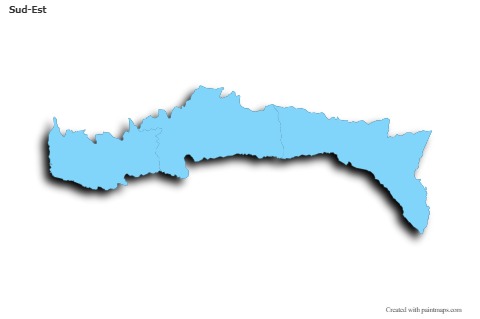 Sample Maps for Sud-Est (pink,outline)