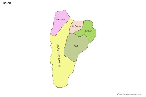 Sample Maps for Balqa (colored)