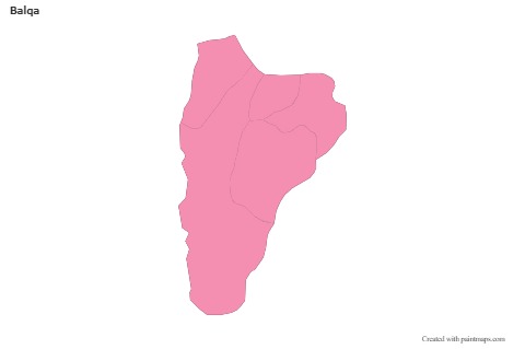 Sample Maps for Balqa (pink,outline)