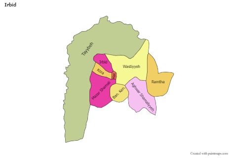 Sample Maps for Irbid (colored)