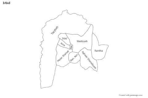 Sample Maps for Irbid (black-white)
