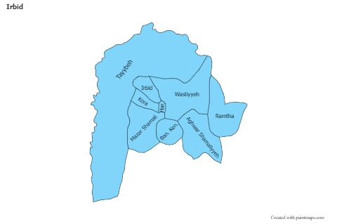 Sample Maps for Irbid (blue)