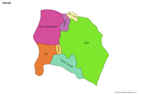 Contoh Peta untuk Karak (berwarna)