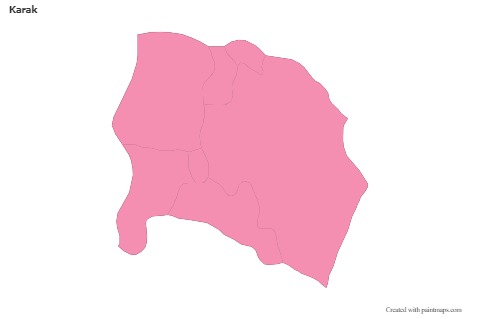 Contoh Peta untuk Karak (merah jambu,garis besar)
