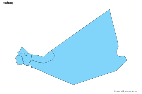 Contoh Peta untuk Mafraq (biru)
