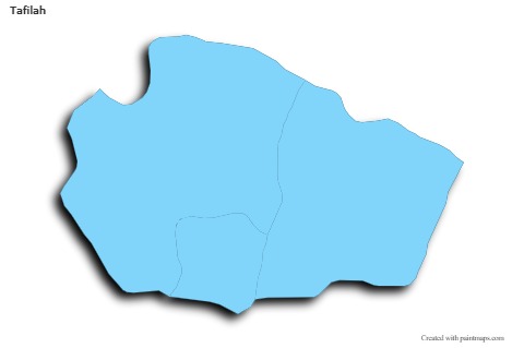 Sample Maps for Tafilah (blue,outline,shadowy)