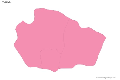 Sample Maps for Tafilah (pink,outline)