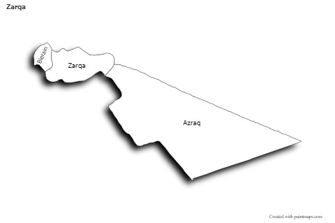 Contoh Peta untuk Zarqa (hitam-putih)