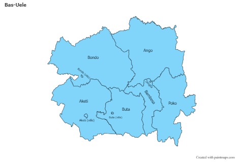 Sample Maps for Bas-Uele (blue)