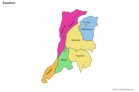 Sample Maps for Équateur (colored)
