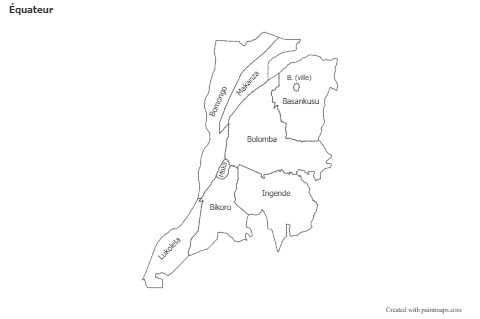 Sample Maps for Équateur (black-white)