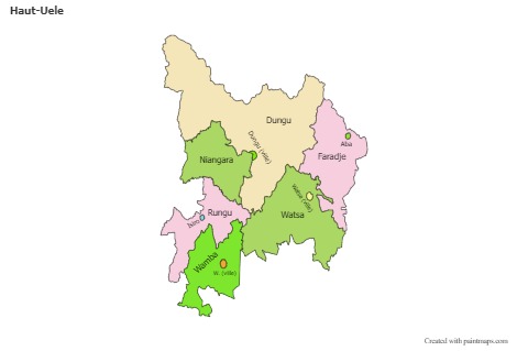 Sample Maps for Haut-Uele (colored)