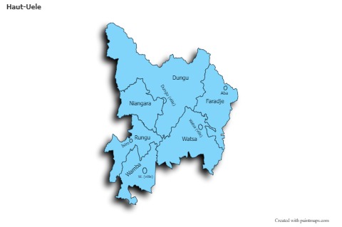 Sample Maps for Haut-Uele (blue)
