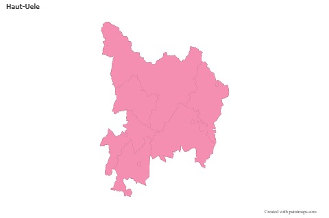 Sample Maps for Haut-Uele (pink,outline)