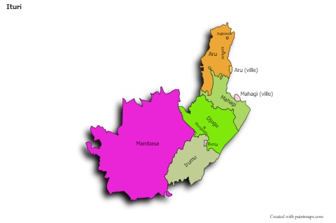 Sample Maps for Ituri (colored,shadowy)