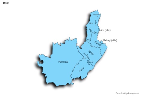 Sample Maps for Ituri (blue,shadowy)
