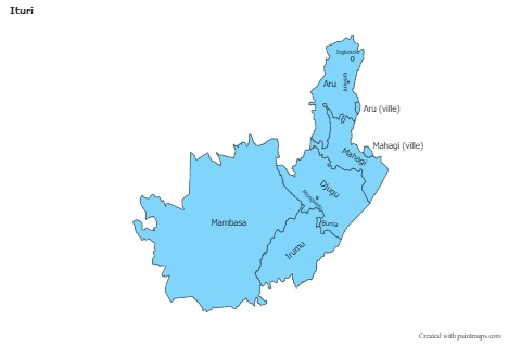 Sample Maps for Ituri (blue)