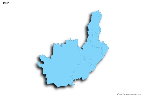 Sample Maps for Ituri (blue,outline,shadowy)