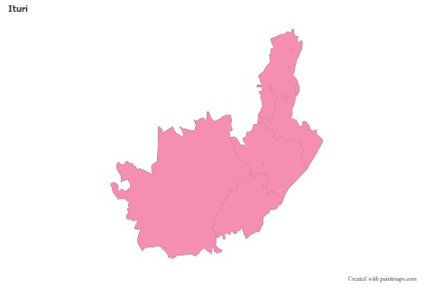 Sample Maps for Ituri (pink,outline)