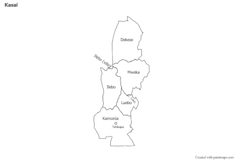 Sample Maps for Kasaï (black-white)