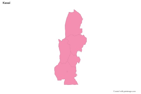Sample Maps for Kasaï (pink,outline)