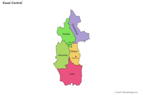 Sample Maps for Kasaï-Central (colored)