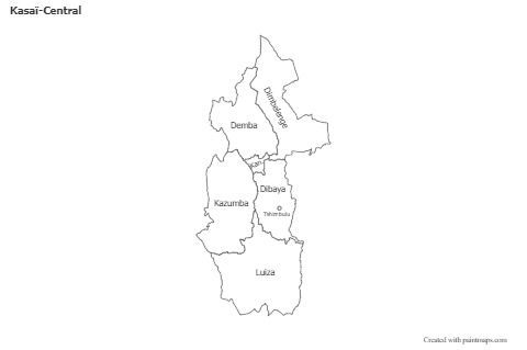 Sample Maps for Kasaï-Central (black-white)