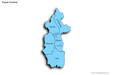 Sample Maps for Kasaï-Central (blue)