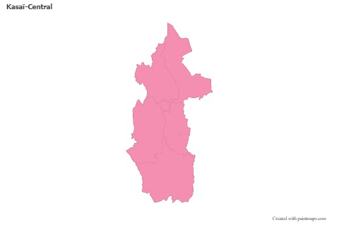 Sample Maps for Kasaï-Central (pink,outline)