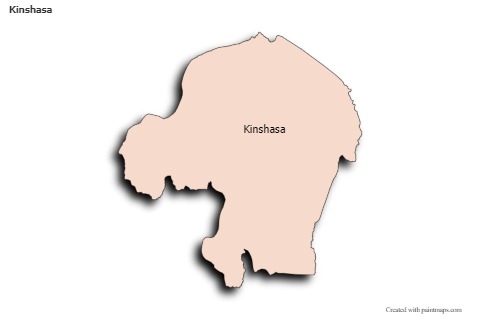 Sample Maps for Kinshasa (colored,shadowy)