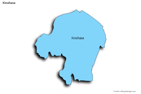 Sample Maps for Kinshasa (blue,shadowy)