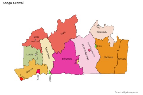 Sample Maps for Kongo-Central (colored)