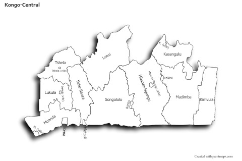 Sample Maps for Kongo-Central (black-white,shadowy)