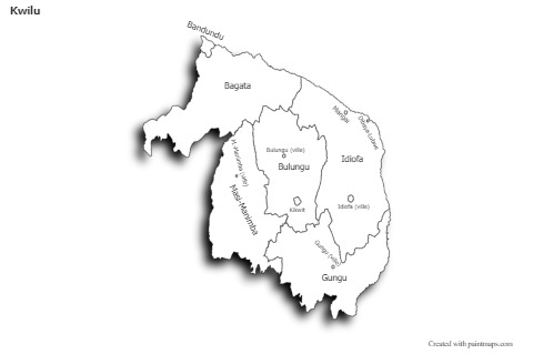Sample Maps for Kwilu (black-white,shadowy)