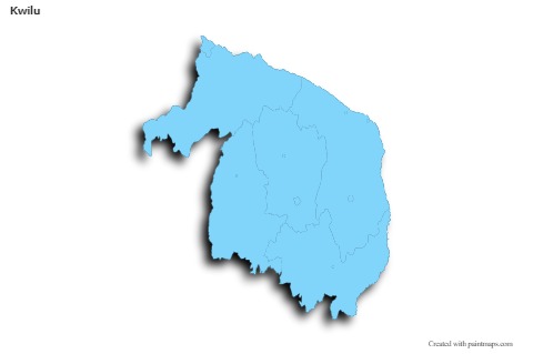 Sample Maps for Kwilu (blue,outline,shadowy)