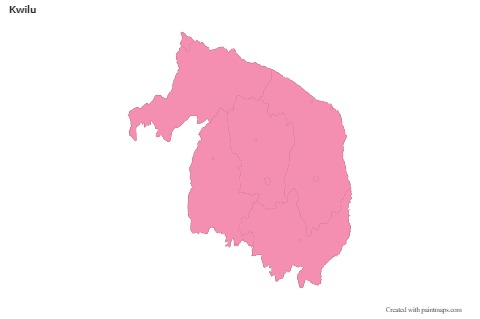 Sample Maps for Kwilu (pink,outline)