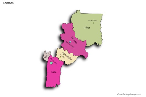 Sample Maps for Lomami (colored,shadowy)