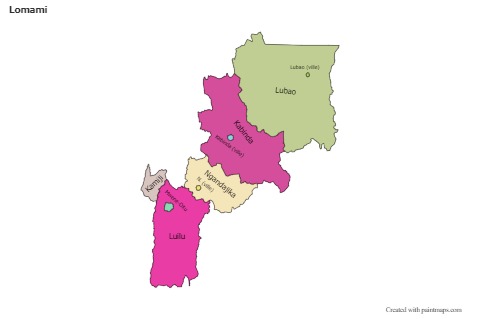 Sample Maps for Lomami (colored)