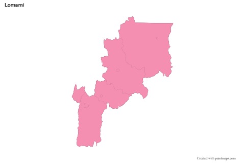 Sample Maps for Lomami (pink,outline)
