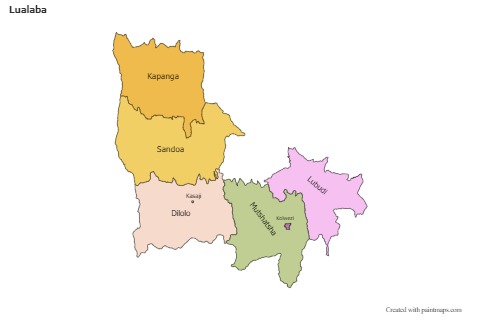 Sample Maps for Lualaba (colored)