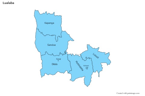 Sample Maps for Lualaba (blue)