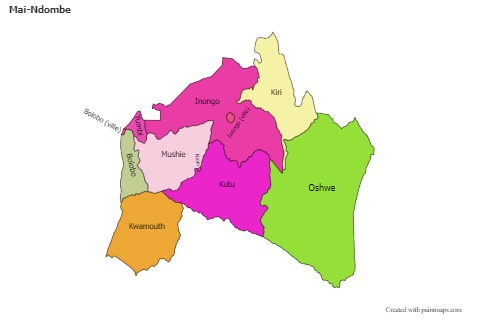Sample Maps for Mai-Ndombe (colored)