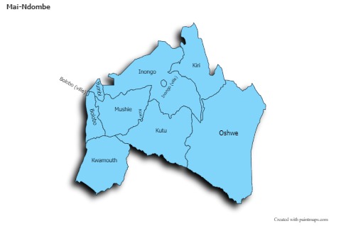 Sample Maps for Mai-Ndombe (blue,shadowy)