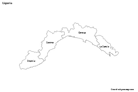 Sample Maps for Liguria (black-white)