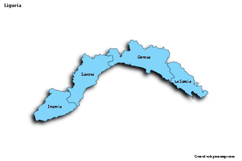 Sample Maps for Liguria (blue,shadowy)