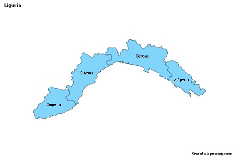 Sample Maps for Liguria (blue)